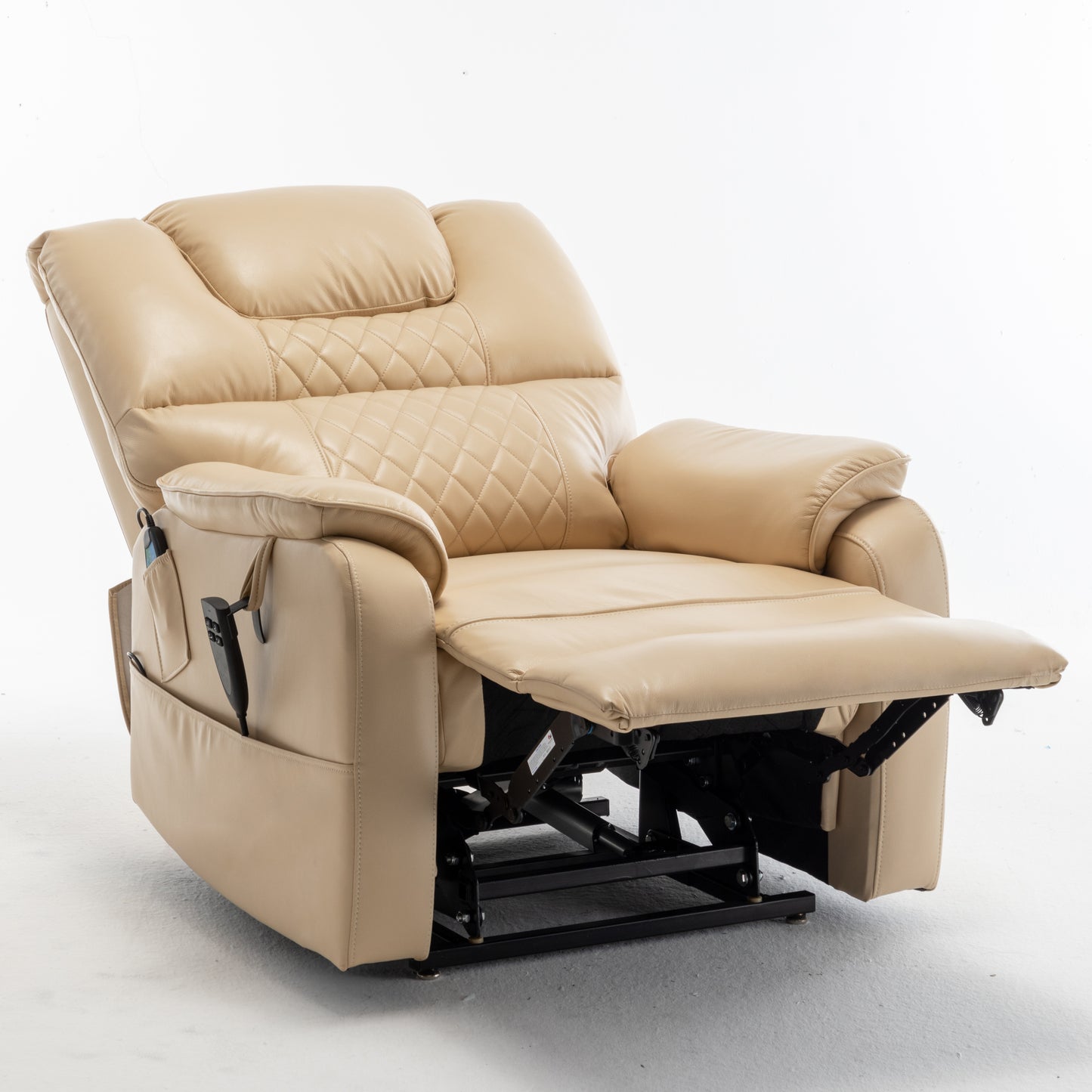 Eriga Power Lift Recliner Chair (180 degree lying flat) - Beige