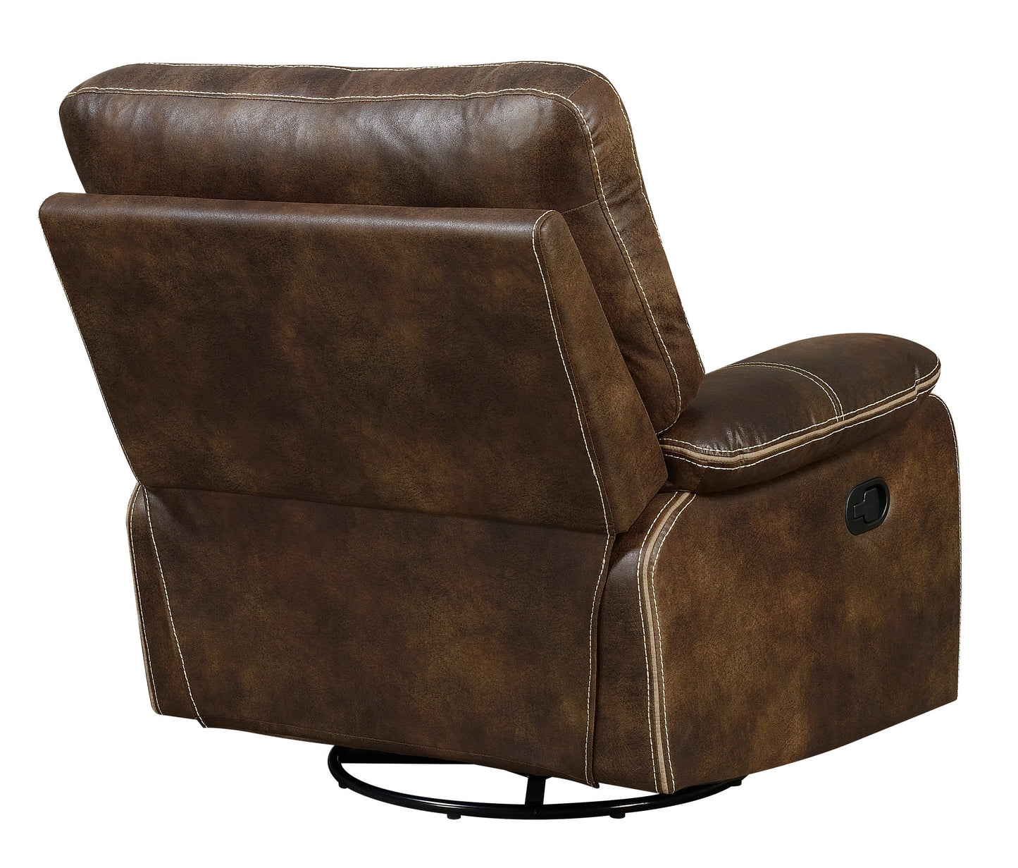 Hooper Swivel Gliding Recliner - Brown