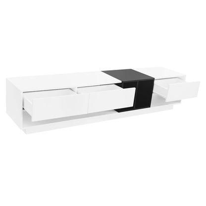 Moka Sleek TV Stand - White