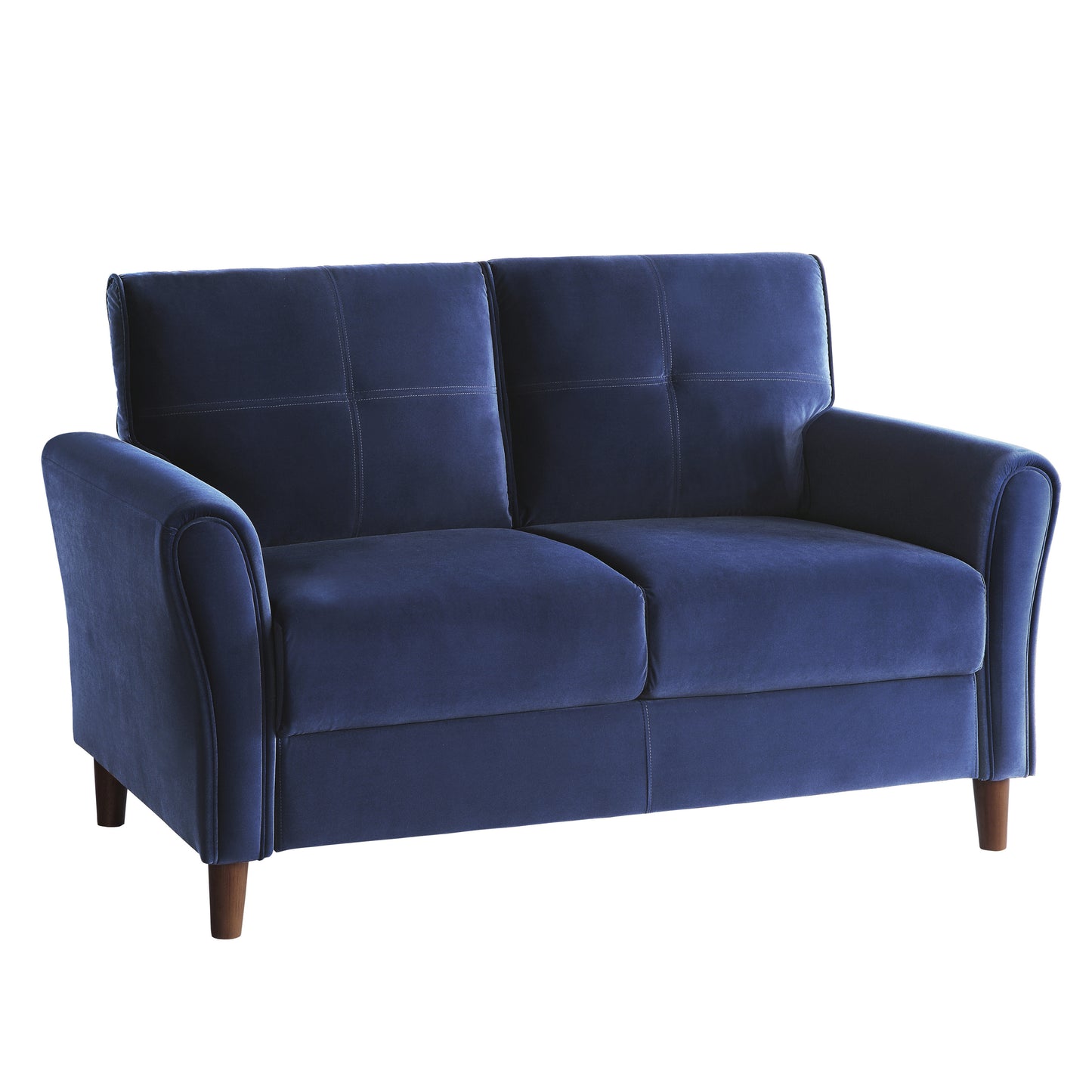 Astoria Velvet Loveseat - Blue