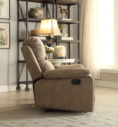 Bina Microfiber Recliner - Taupe