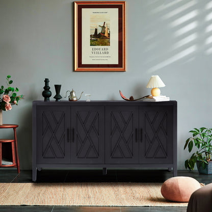 Hope Sideboard Storage Cabinet - Black