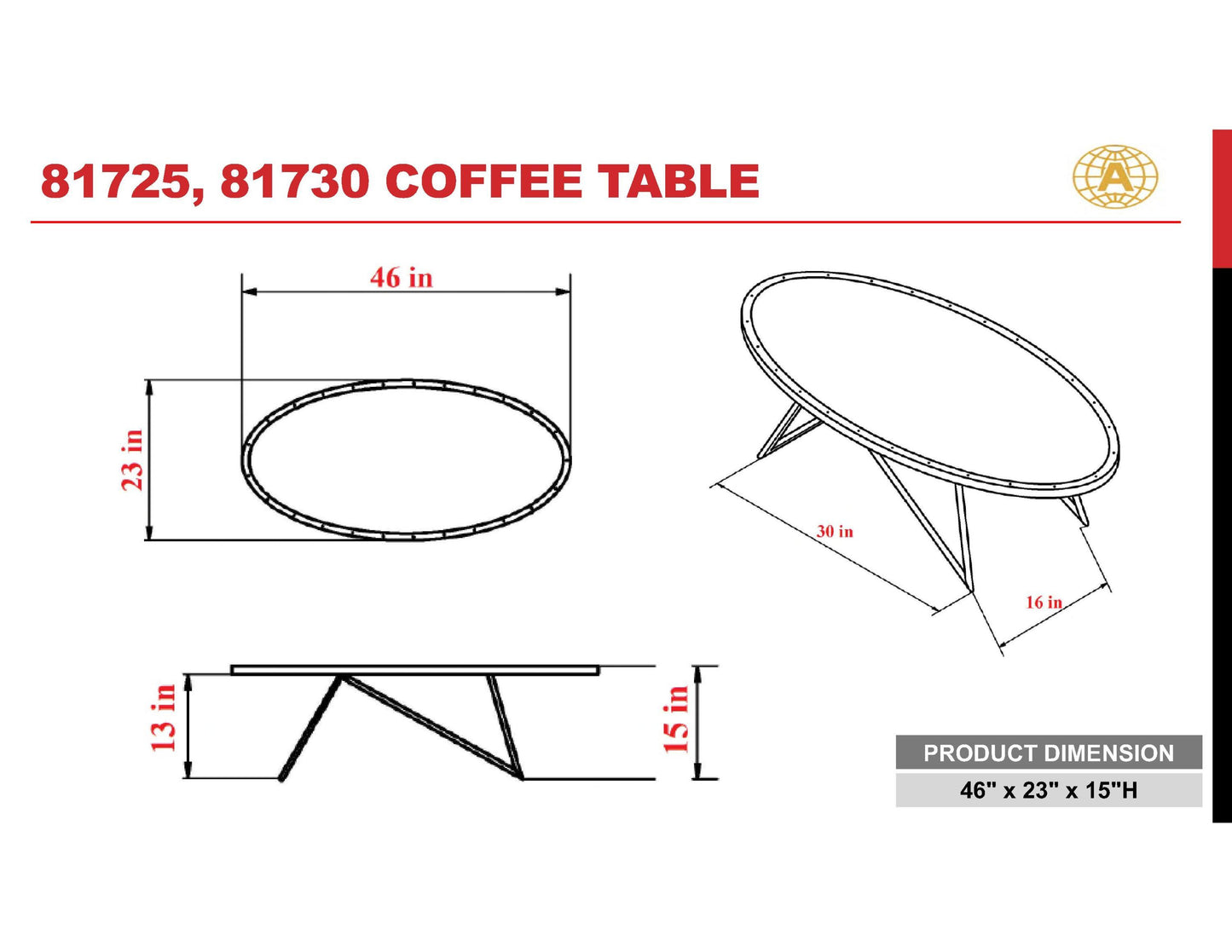 Classic Craft Coffee Table