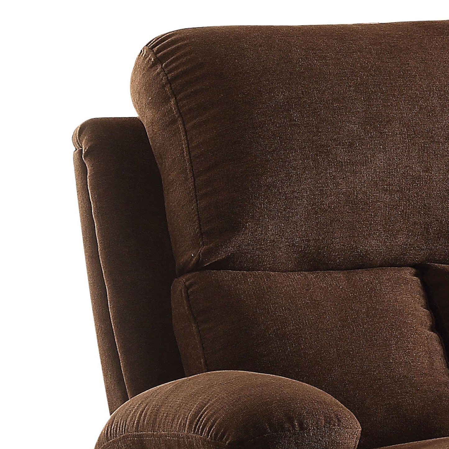 Voe Recliner Chair with Cup Holder - Chocolate