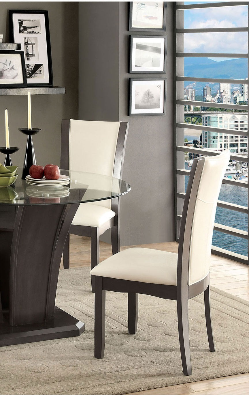 Tova Dining Chair (Set of 2) - White+Gray