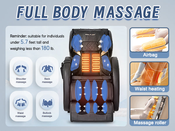 Vo Massage Recliner with Zero Gravity Full Body Air Pressure