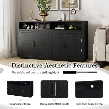 Bai Sideboard Buffet - Black