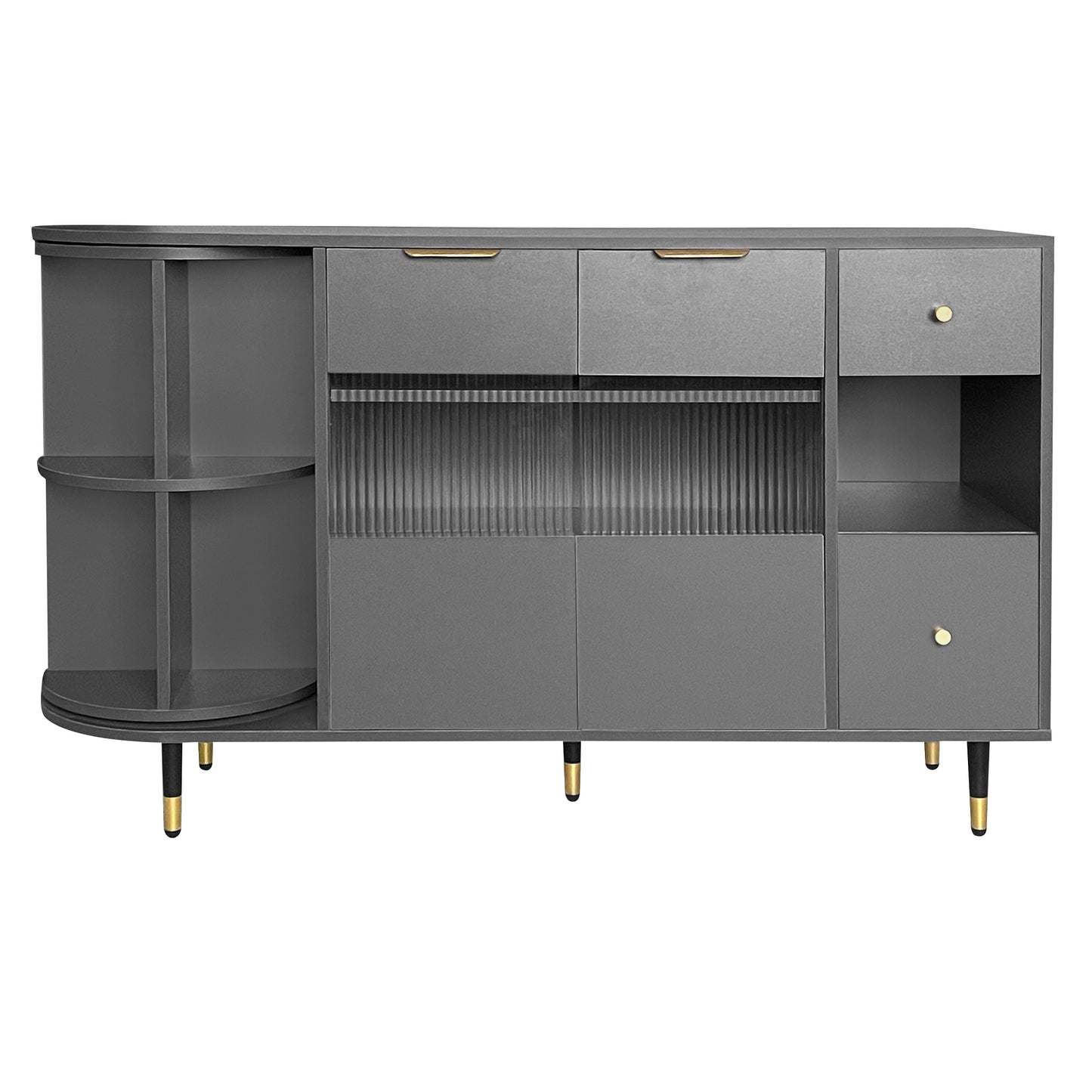 Greta Sideboard Buffet Cabinet - Gray