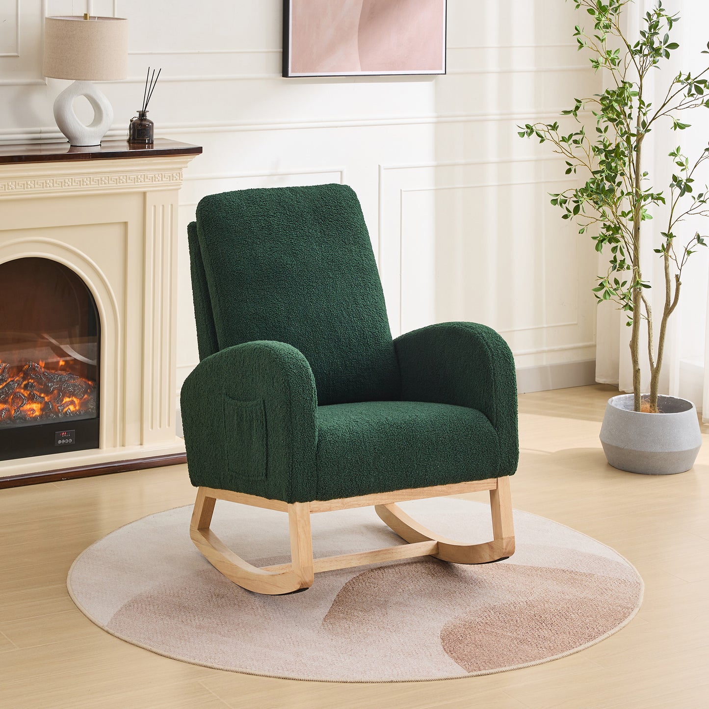 Lester Rocking Chair - Green