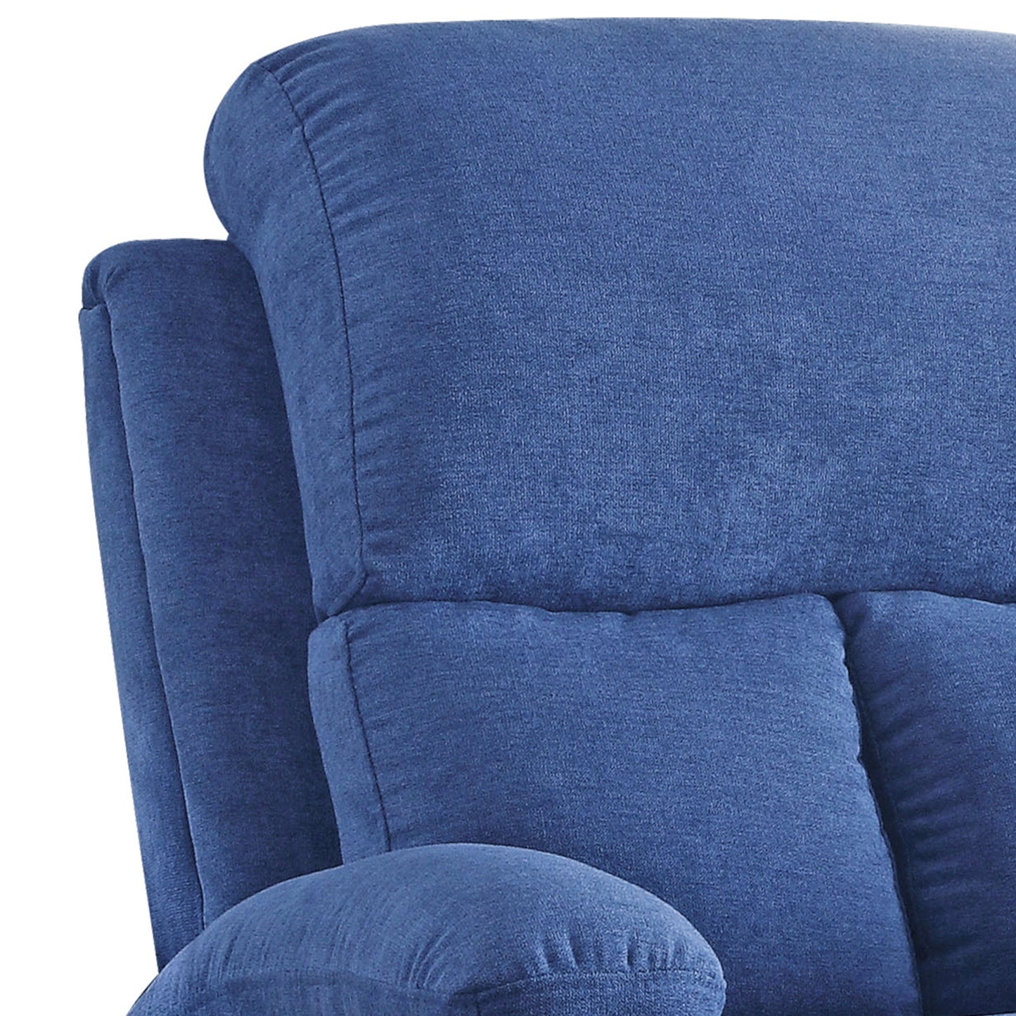 Voe Recliner Chair with Cup Holder - Blue