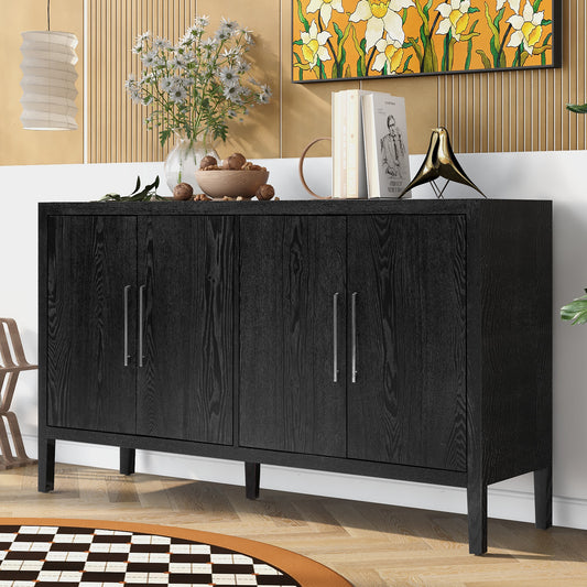 Marco Sideboard Wooden Cabinet - Black