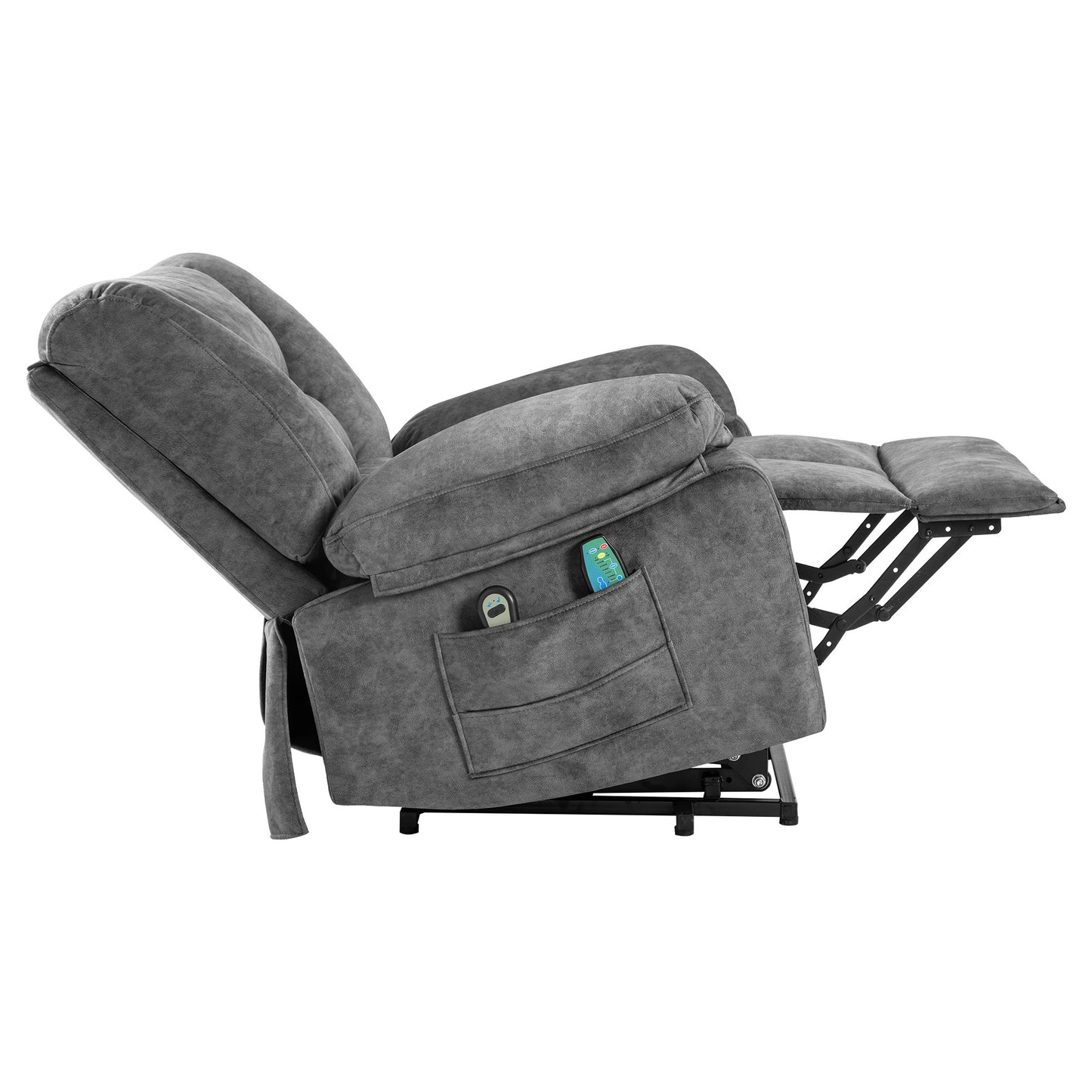 Harris Power Lift Recliner Chair with Massage - Gray