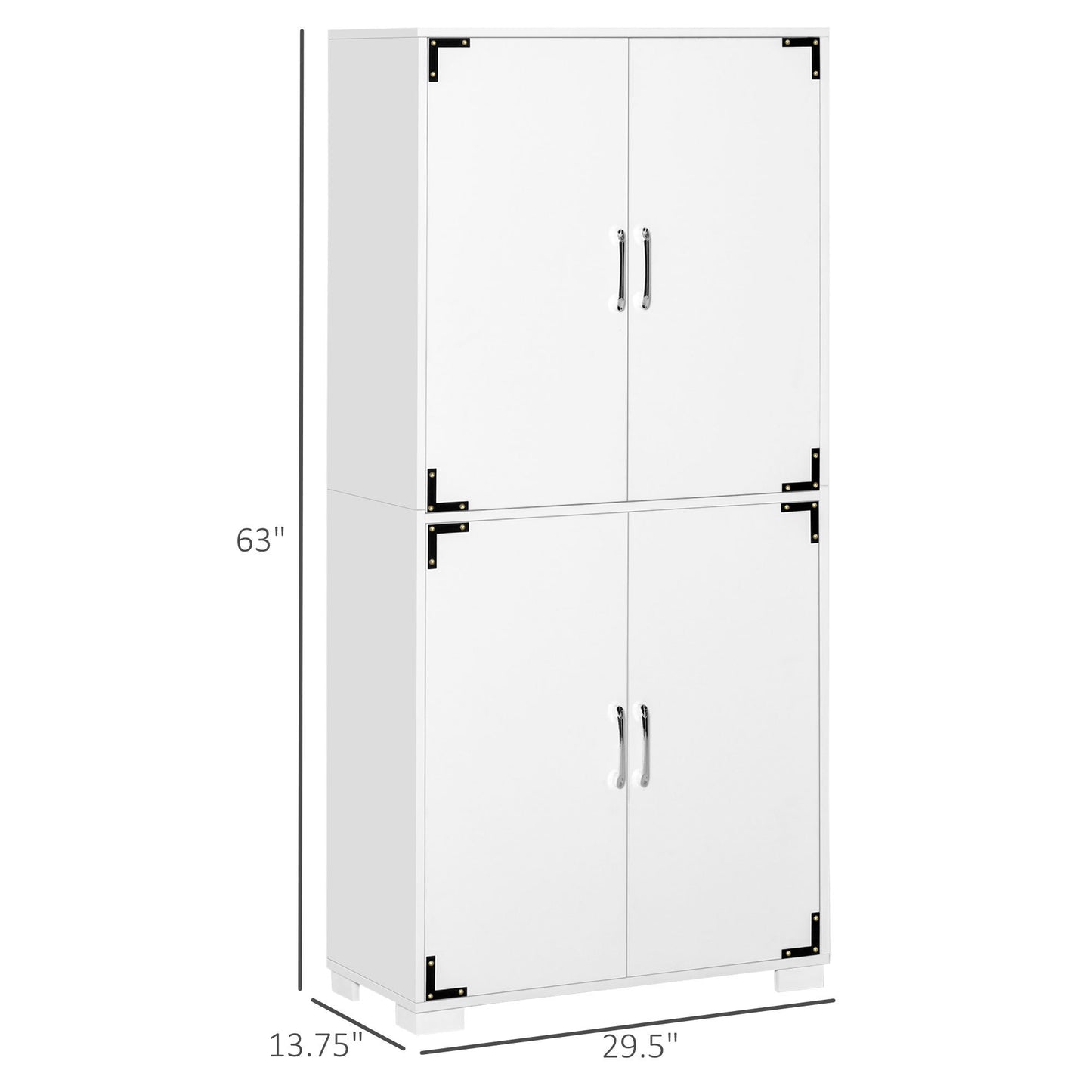 Tosha Storage Cabinet - White