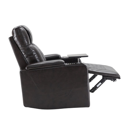 Nest Power Motion Recliner with  360° Swivel Tray - Black