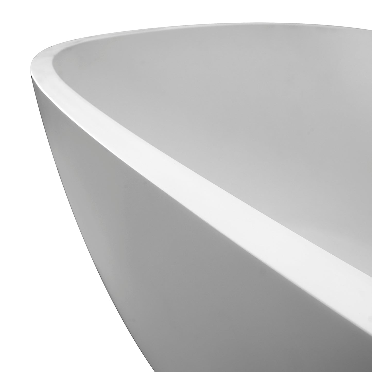 Laura 67"  Solid Surface Bathtub - White