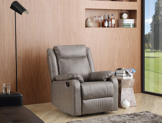 Ray Rocker Recliner - Gray