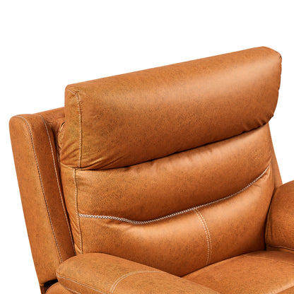 Odyssey Dual Motor Recliner Chair - Yellow Brown