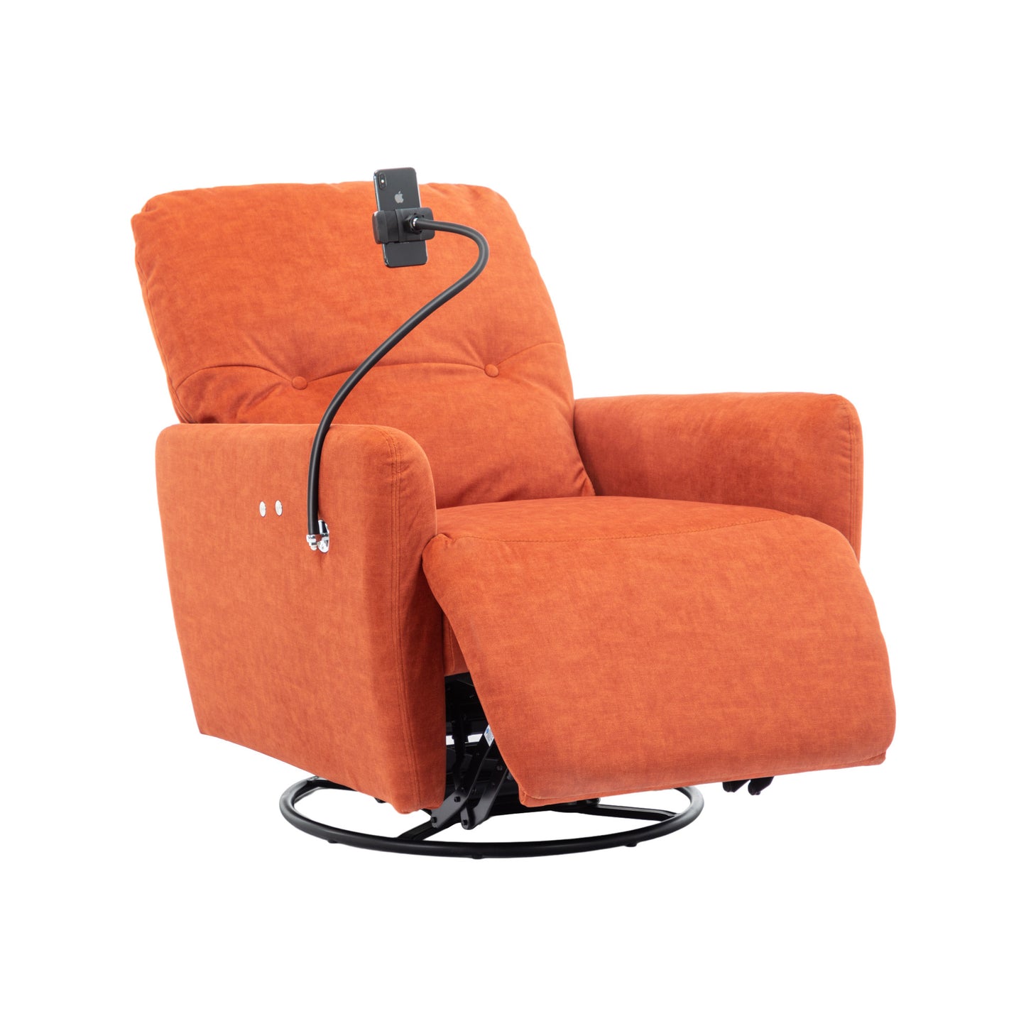 Dax Electric Rocking Motion Recliner - Orange