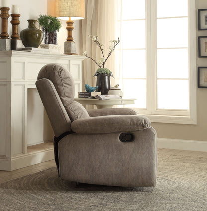 Bina Microfiber Recliner - Gray