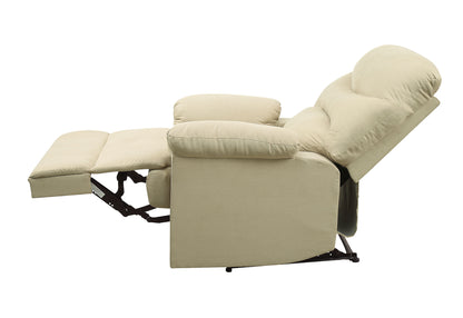 Zamora Glider Recliner with Pillow Top Armrest - Beige