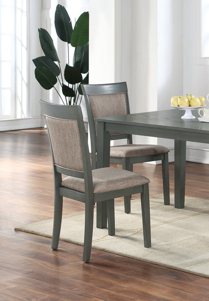 Symphony 5 pc Dining Room Set Dining Table 4x Chairs - Oak