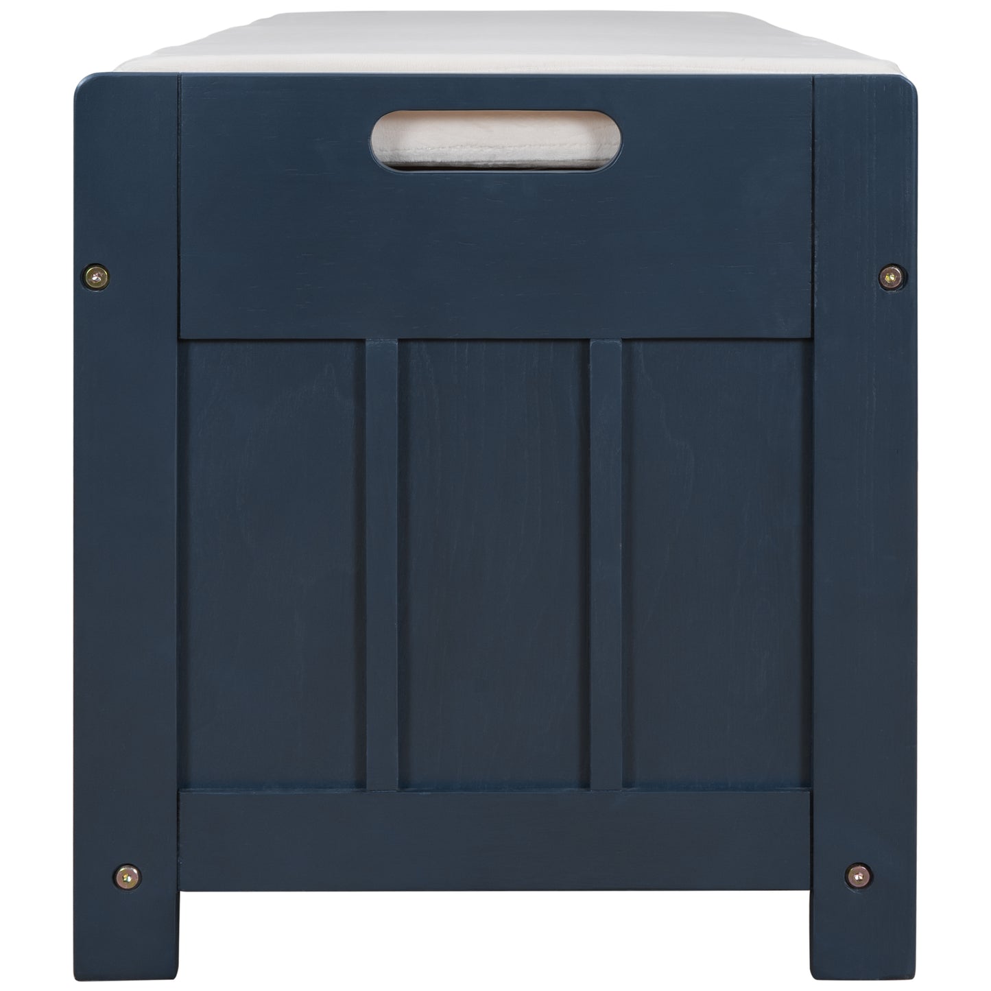 Trex Storage Bench with 3 Shutter Doors - Antique Navy