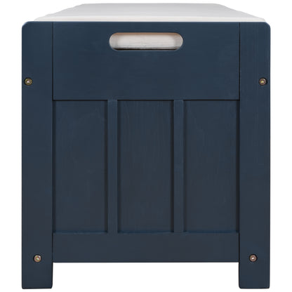 Trex Storage Bench with 3 Shutter Doors - Antique Navy