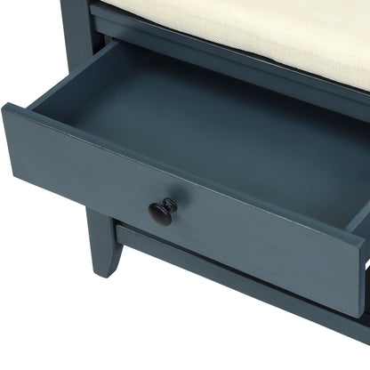 Modular Entryway Storage Bench - Antique Navy