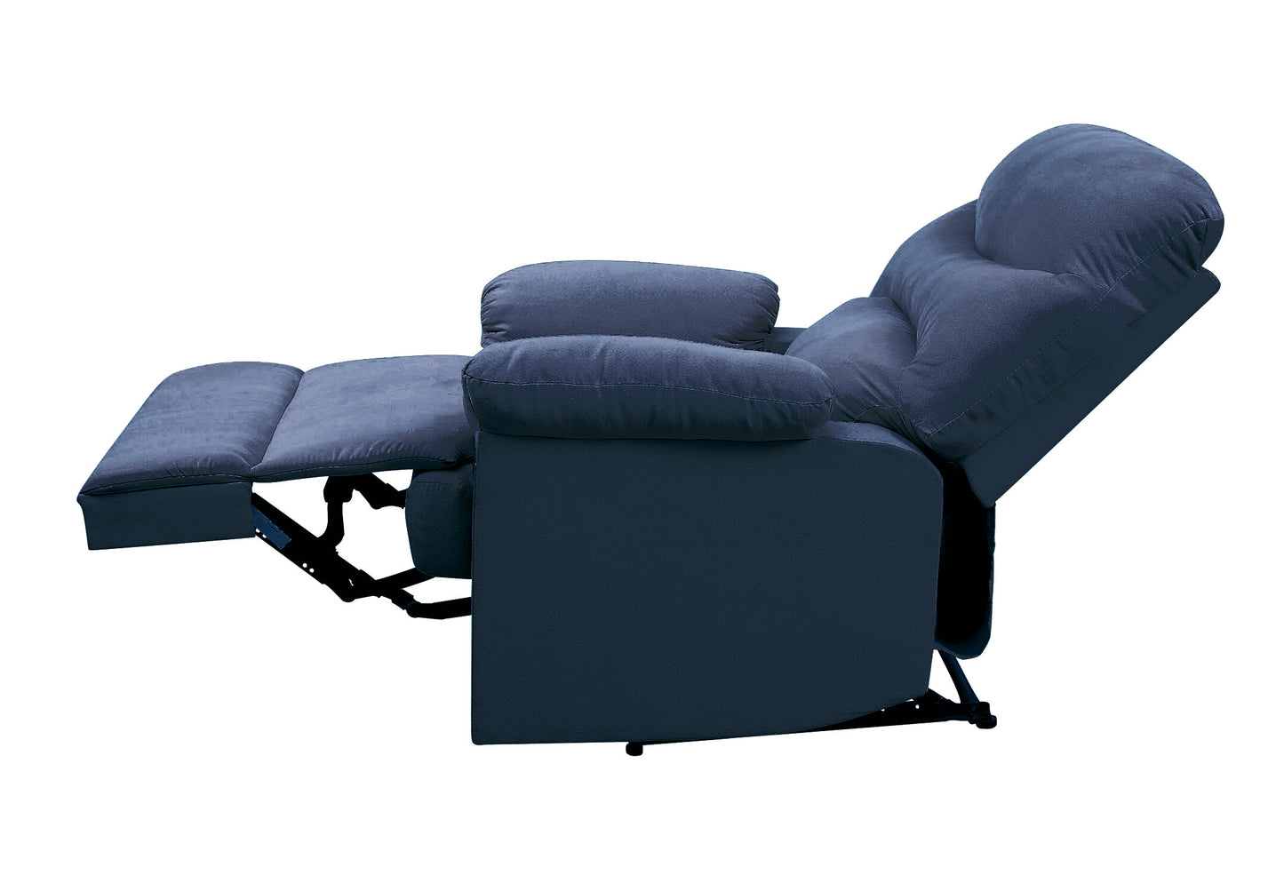 Luciana Recliner with Pillow Top Arm - Blue