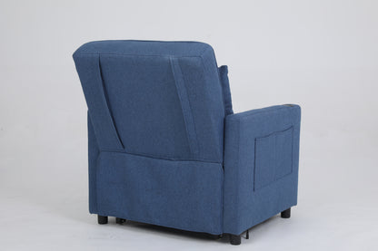 Sleeper Chair 3-in-1 Convertible - Navy Blue