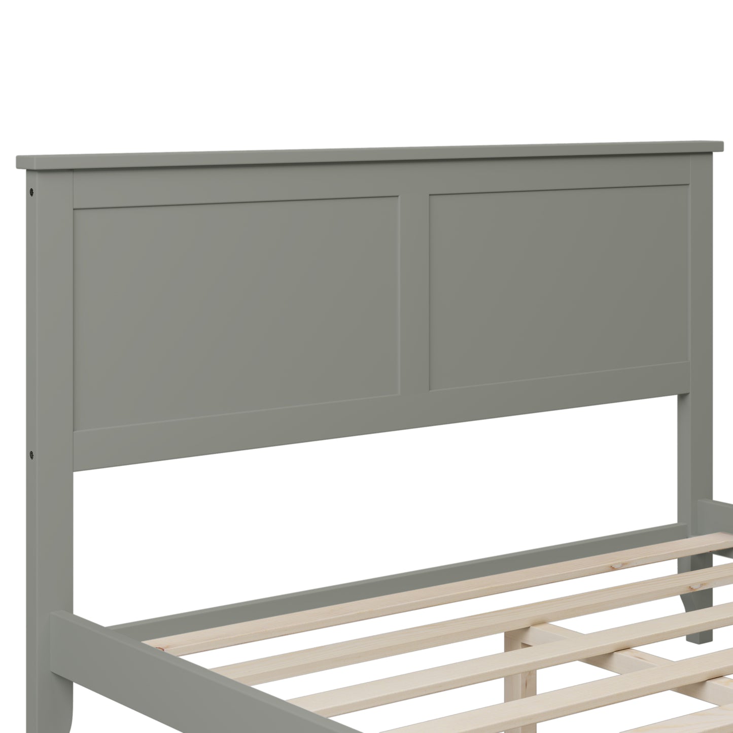 Miller Full Size Platform Bed Frame - Gray