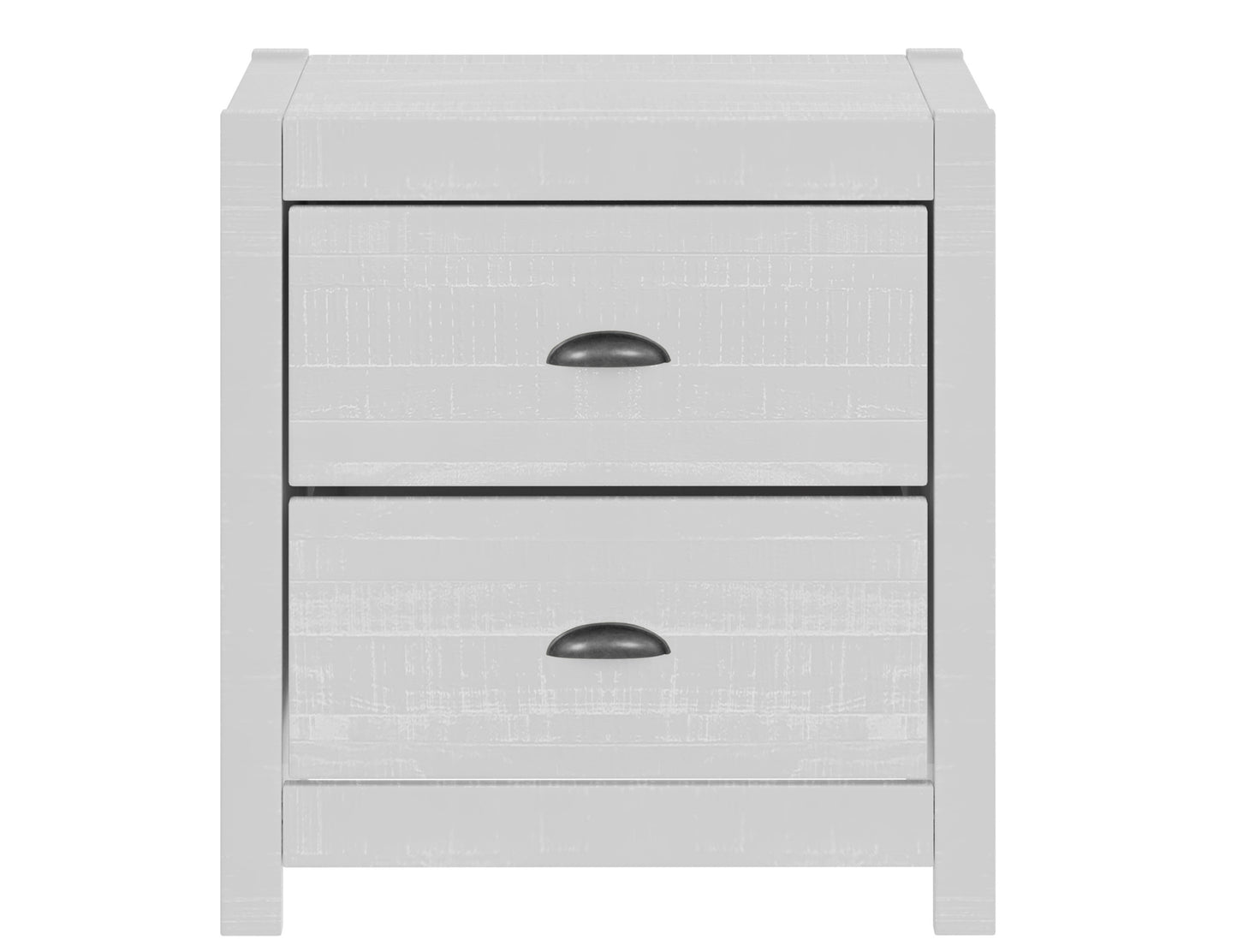 Yeti Solid wood Nightstand - White