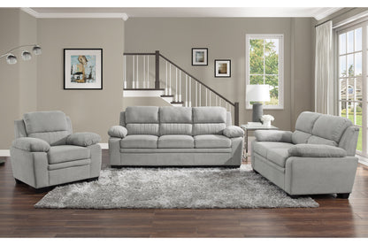 Celia Fabric Loveseat - Gray