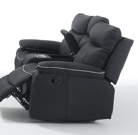 Wilson Recliner Loveseat - Black