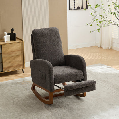 Lester One Rocking Chair - Charcoal