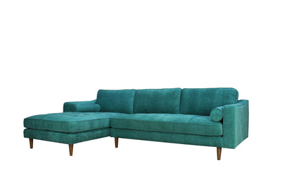 Anderson Sectional Sofa - Turquoise