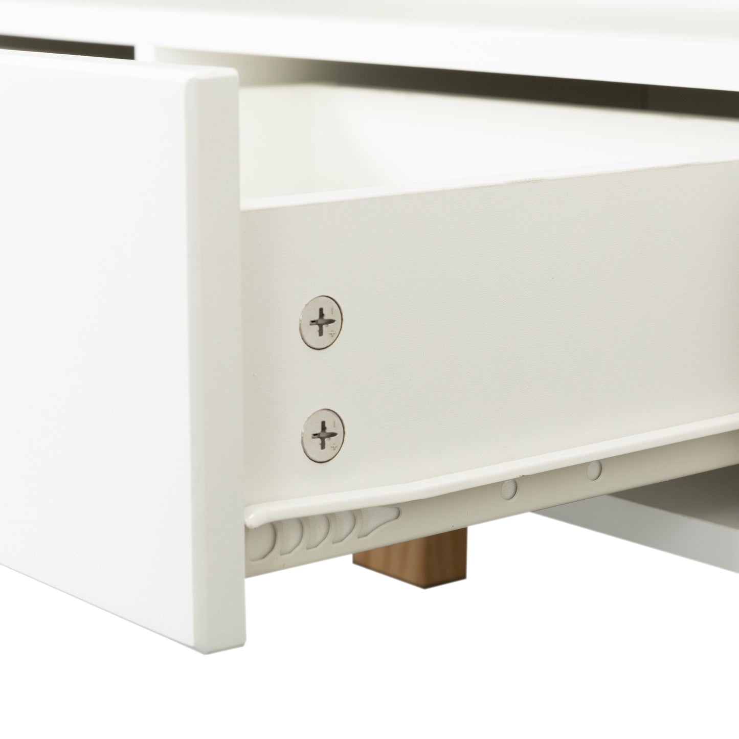 Buckingham TV stand Entertainment Center - White