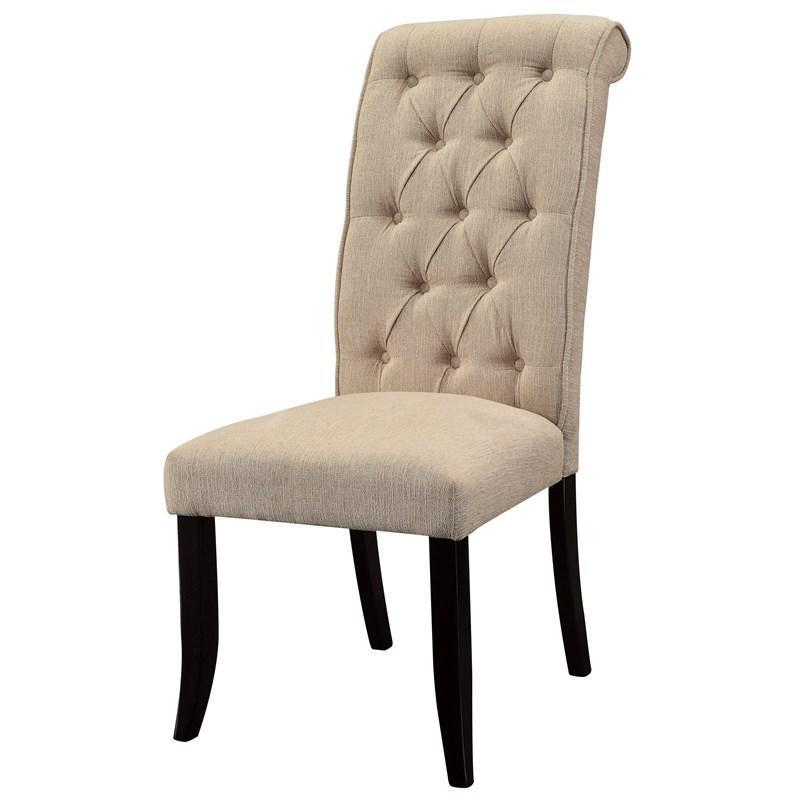 Casey Fabric Dining Chairs (Set of 2) - Beige