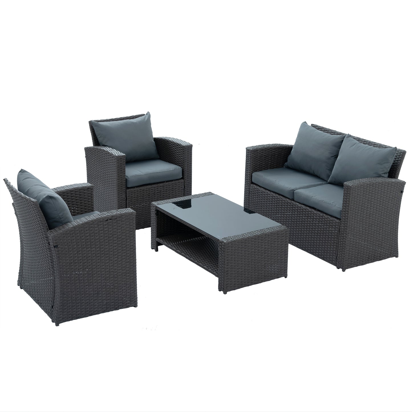 Moray 4 Pc Outdoor Patio Seating Set