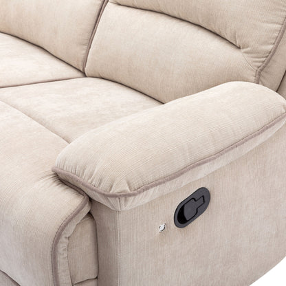 Omar Manual Reclining Set - Cream