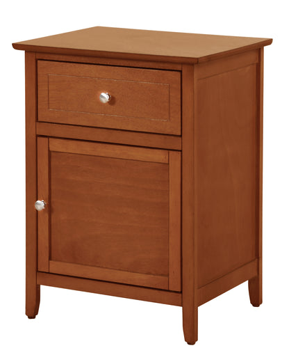 Izzy 1 Drawer 1 Door Nightstand - Oak