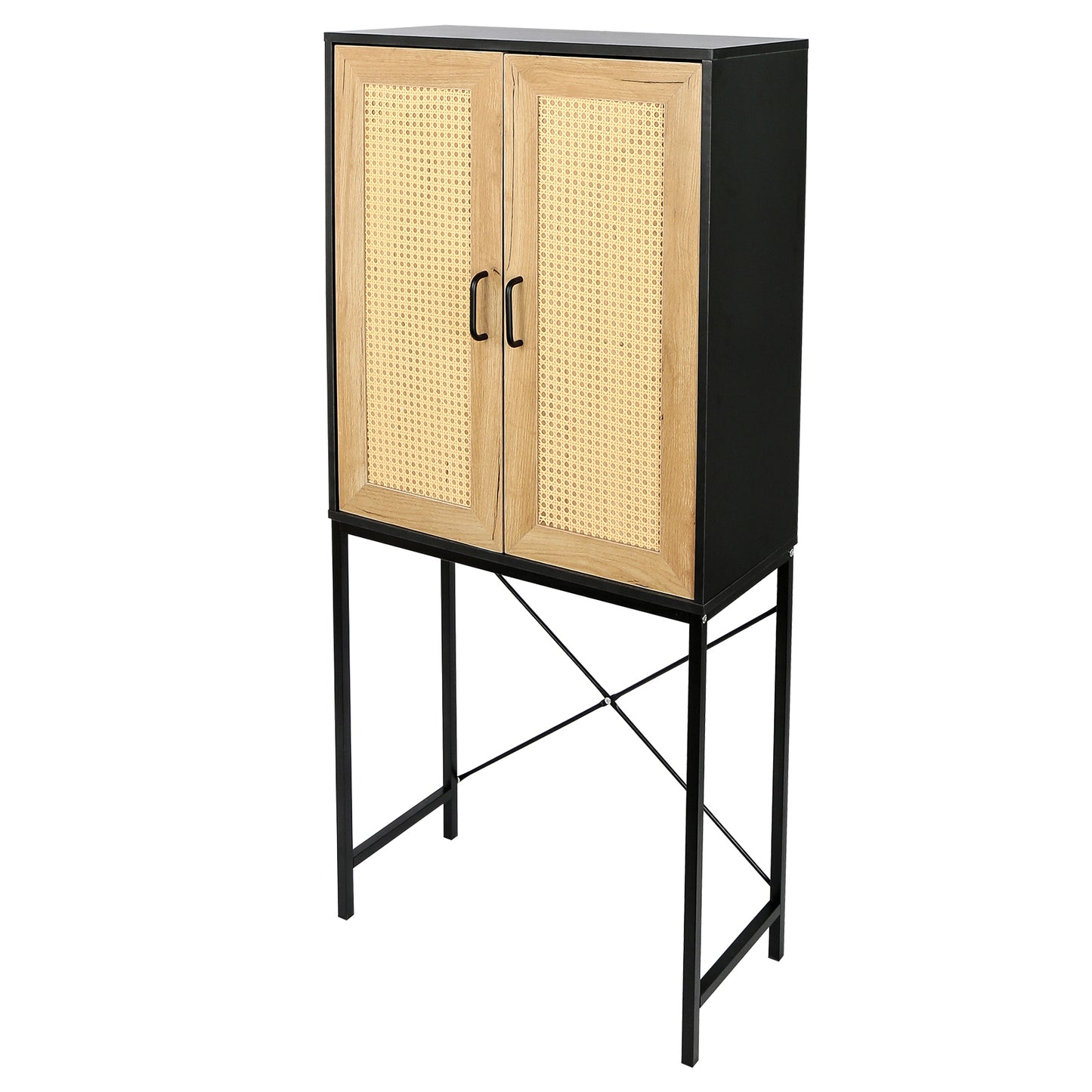 Hilltop Rattan Doors High Cabinet