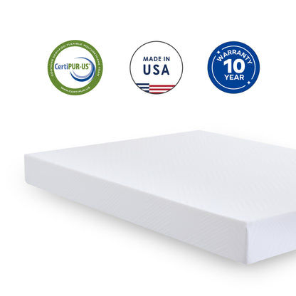 Eze Green Tea Infused Memory Foam 8" Mattress - Full