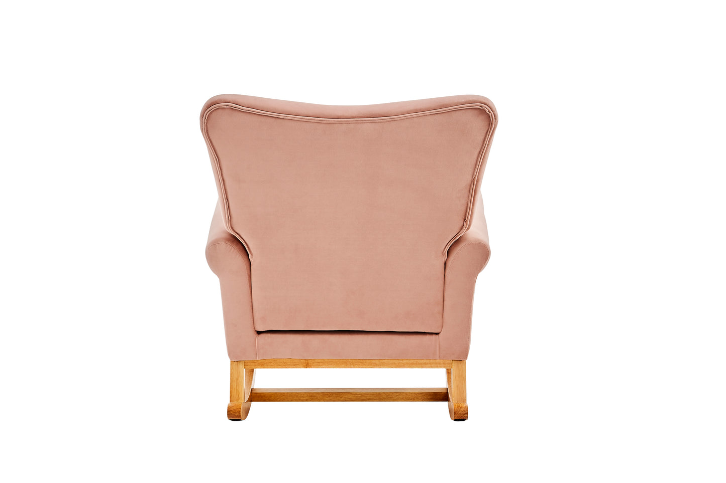 Jarvis Velvet Rocking Chair - Pink