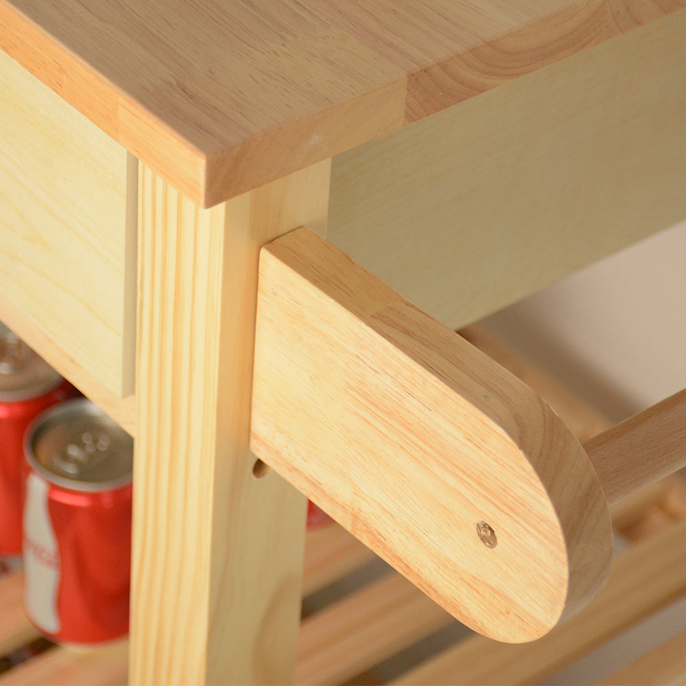 Vintage Kitchen Island & Kitchen Cart  - Natural