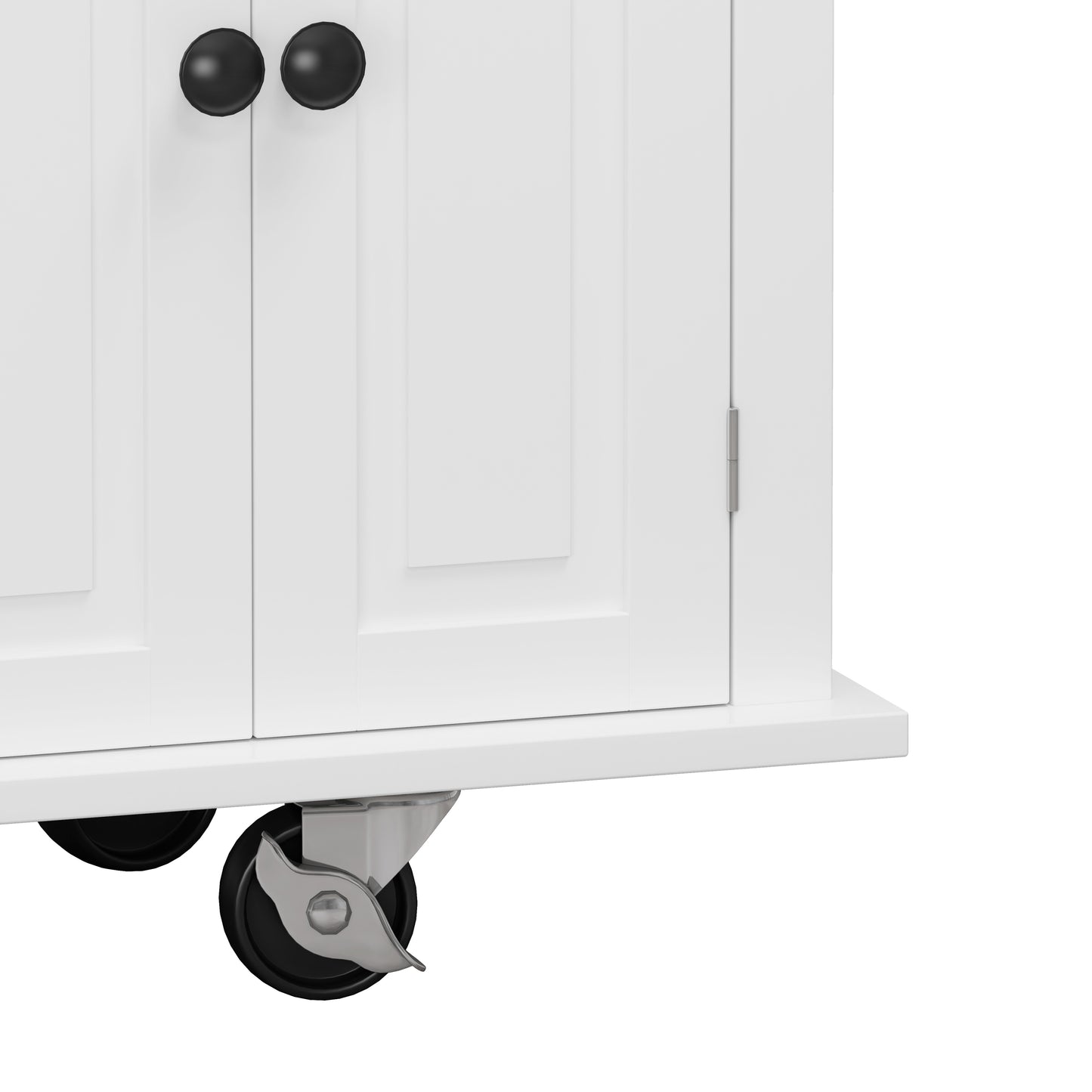 Nexa Kitchen Island Cart - White