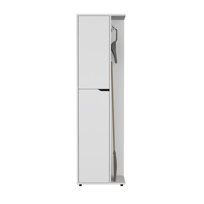 Lance One Door Storage Cabinet - White