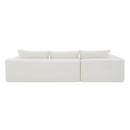 Zoe Modular Sectional Sofa Set - White