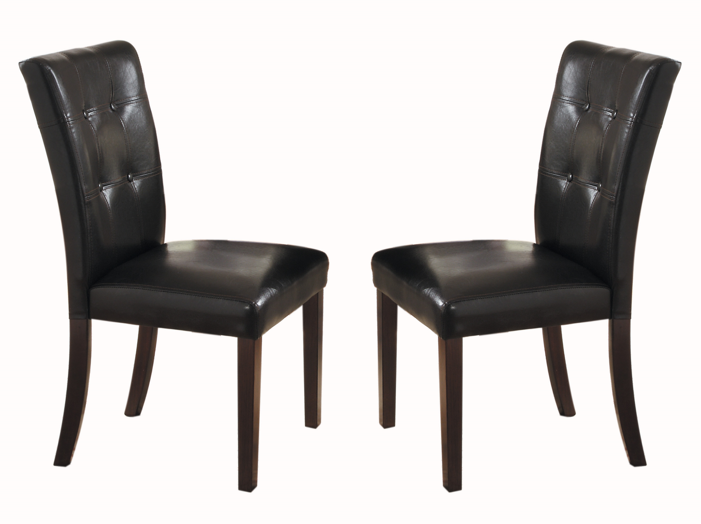 Tammy Button-Tufted  Dining Chair (Set of 2) - Espresso