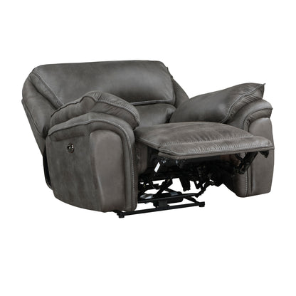 Brock Power Reclining Chair - Gray